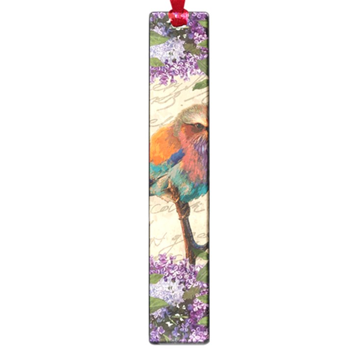 Vintage bird and lilac Large Book Marks