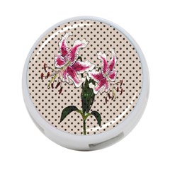 Vintage Flowers 4-port Usb Hub (two Sides)  by Valentinaart