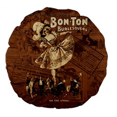 Bon-ton Large 18  Premium Flano Round Cushions by Valentinaart