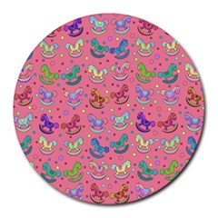 Toys pattern Round Mousepads