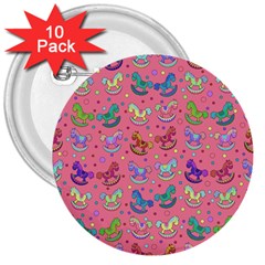 Toys pattern 3  Buttons (10 pack) 