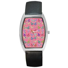 Toys pattern Barrel Style Metal Watch