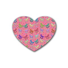 Toys pattern Heart Coaster (4 pack) 