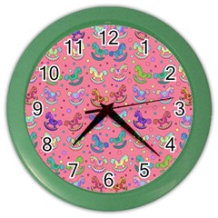 Toys pattern Color Wall Clocks