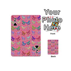 Toys Pattern Playing Cards 54 (mini)  by Valentinaart
