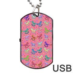 Toys pattern Dog Tag USB Flash (One Side)