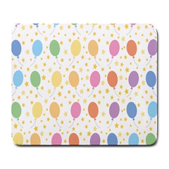 Balloon Star Rainbow Large Mousepads by Mariart