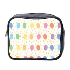 Balloon Star Rainbow Mini Toiletries Bag 2-side by Mariart