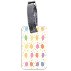 Balloon Star Rainbow Luggage Tags (two Sides) by Mariart