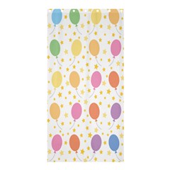 Balloon Star Rainbow Shower Curtain 36  X 72  (stall)  by Mariart