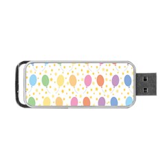 Balloon Star Rainbow Portable Usb Flash (two Sides) by Mariart