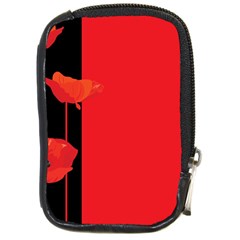 Flower Floral Red Back Sakura Compact Camera Cases