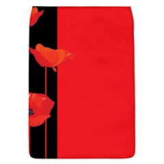 Flower Floral Red Back Sakura Flap Covers (S) 