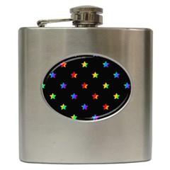 Stars Pattern Hip Flask (6 Oz)
