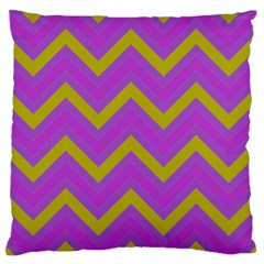 Zig Zags Pattern Standard Flano Cushion Case (two Sides)