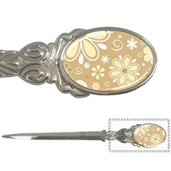 Flower Floral Star Sunflower Grey Letter Openers by Mariart