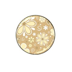 Flower Floral Star Sunflower Grey Hat Clip Ball Marker