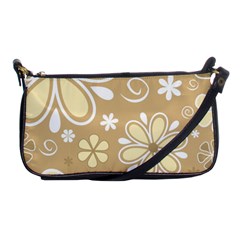 Flower Floral Star Sunflower Grey Shoulder Clutch Bags