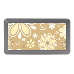 Flower Floral Star Sunflower Grey Memory Card Reader (Mini)