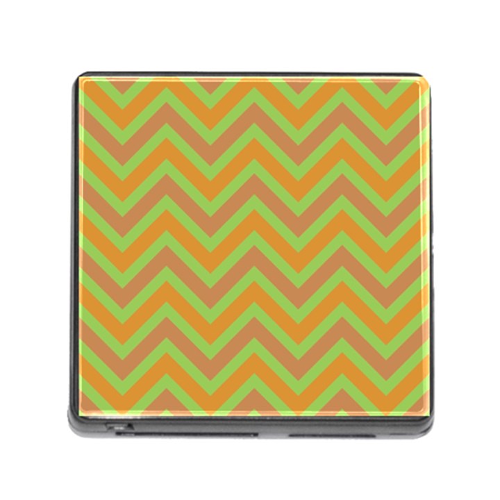 Zig zags pattern Memory Card Reader (Square)