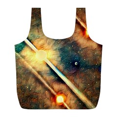 Light Space Full Print Recycle Bags (l)  by DeneWestUK