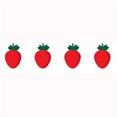 Fruit Strawberries Red Green Large Bar Mats by Mariart