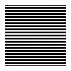 Horizontal Stripes Black Medium Glasses Cloth (2-side) by Mariart