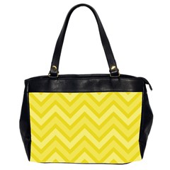 Zig Zags Pattern Office Handbags (2 Sides)  by Valentinaart