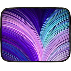 Color Purple Blue Pink Double Sided Fleece Blanket (mini) 