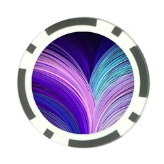 Color Purple Blue Pink Poker Chip Card Guard (10 Pack) by Mariart