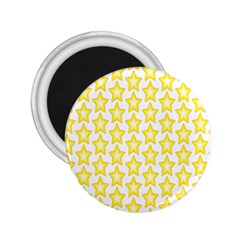 Yellow Orange Star Space Light 2 25  Magnets by Mariart