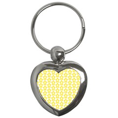 Yellow Orange Star Space Light Key Chains (heart) 