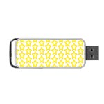 Yellow Orange Star Space Light Portable USB Flash (One Side) Front