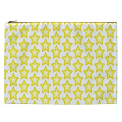 Yellow Orange Star Space Light Cosmetic Bag (xxl)  by Mariart