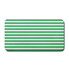 Horizontal Stripes Green Medium Bar Mats by Mariart