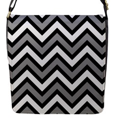 Zig Zags Pattern Flap Messenger Bag (s) by Valentinaart