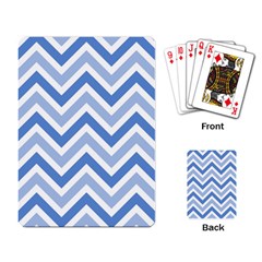 Zig Zags Pattern Playing Card by Valentinaart