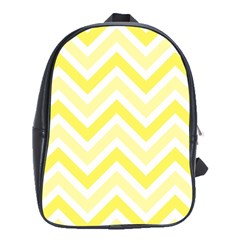 Zig Zags Pattern School Bags (xl)  by Valentinaart