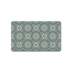 Decorative Ornamental Geometric Pattern Magnet (name Card) by TastefulDesigns