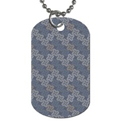 Decorative Ornamental Geometric Pattern Dog Tag (two Sides) by TastefulDesigns