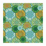 Forest Spirits. Green mandalas. Medium Glasses Cloth (2 Sides) Front