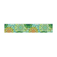 Forest Spirits  Green Mandalas  Flano Scarf (mini) by bunart