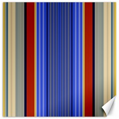 Colorful Stripes Background Canvas 16  X 16   by Simbadda