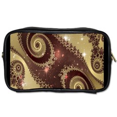 Space Fractal Abstraction Digital Computer Graphic Toiletries Bags by Simbadda