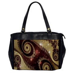 Space Fractal Abstraction Digital Computer Graphic Office Handbags by Simbadda