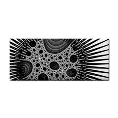 Fractal Background Black Manga Rays Cosmetic Storage Cases by Simbadda