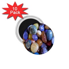 Rock Tumbler Used To Polish A Collection Of Small Colorful Pebbles 1 75  Magnets (10 Pack)  by Simbadda