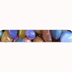 Rock Tumbler Used To Polish A Collection Of Small Colorful Pebbles Small Bar Mats by Simbadda