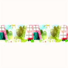 Summer House And Garden A Completely Seamless Tile Able Background Large Bar Mats by Simbadda
