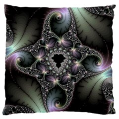 Magic Swirl Large Cushion Case (two Sides) by Simbadda